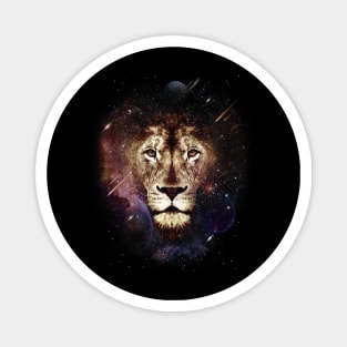 Galaxy Lion Head Magnet